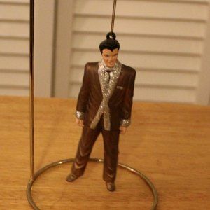 Elvis in Gold Suit Ornament